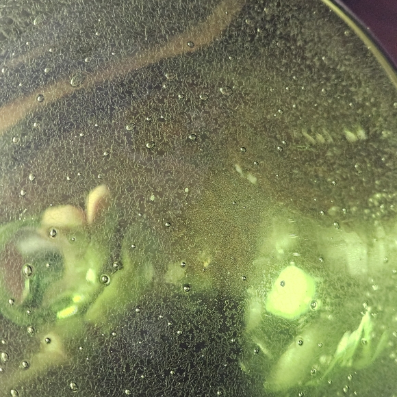 Blenko Green Glass Decantor With Its Stopper. - Picture 3 of 9